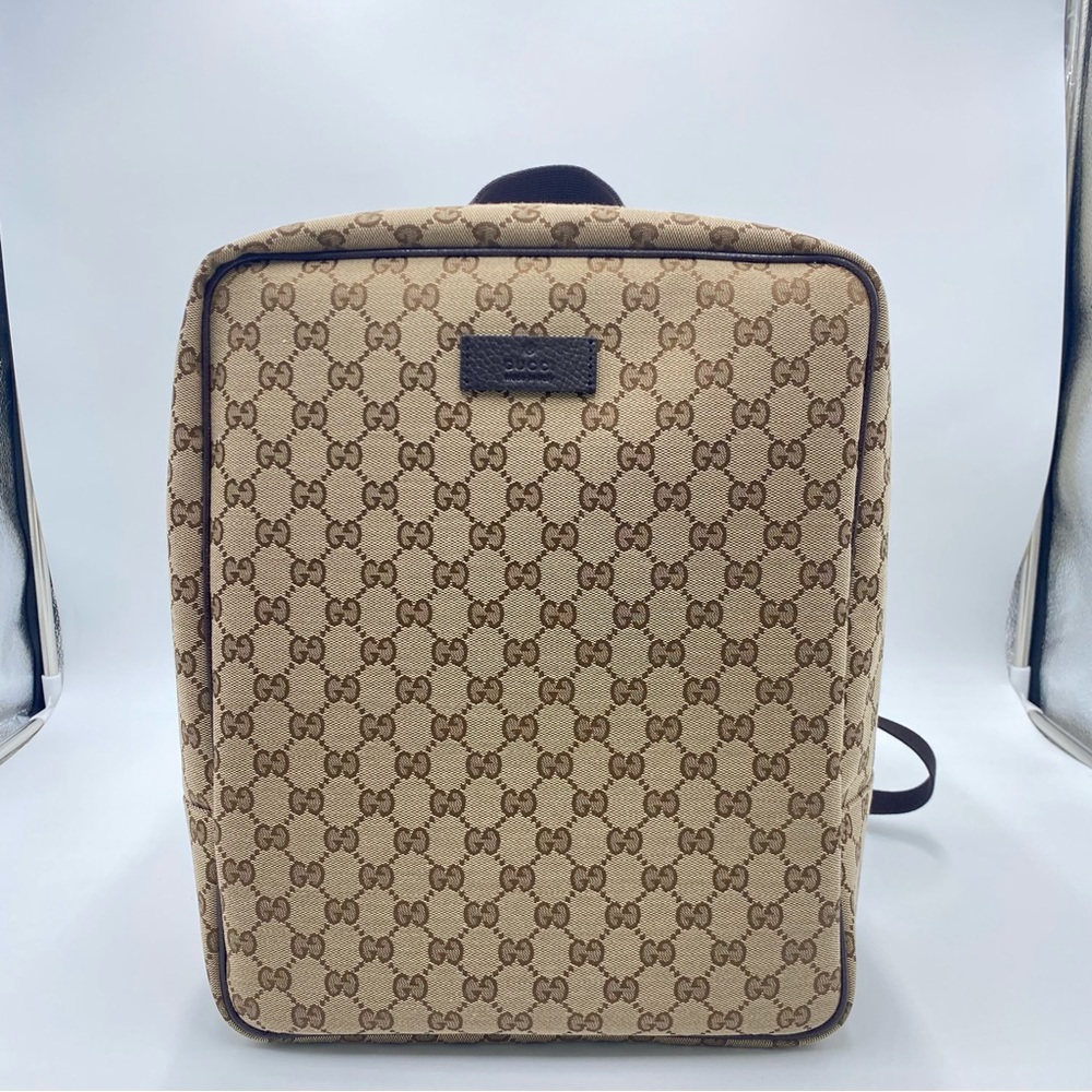 GUCCI Canvas Rucksack Backpack